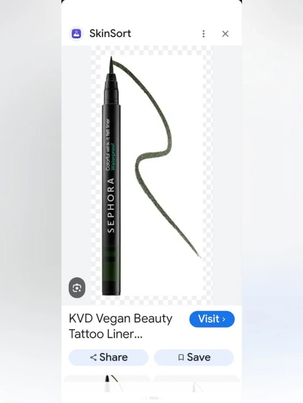 sealed Sephora's felt tip eyeliner